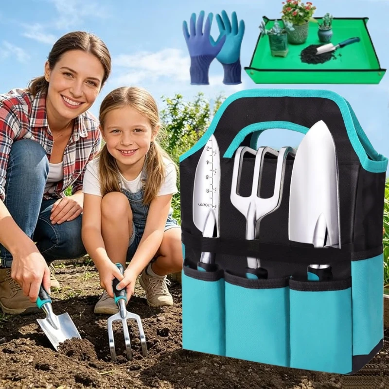 Spade Digging Fork - 7PCS Set Peralatan Taman Tahan Lama