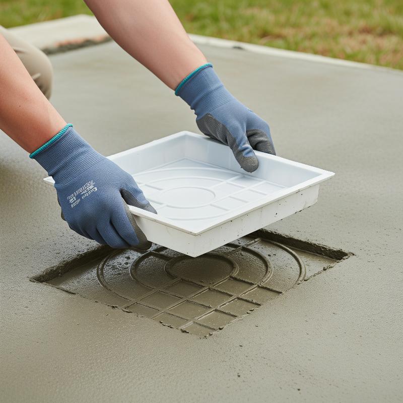 Gardening Tools Diy - Cetakan Jalur Plastik untuk Ubin Beton