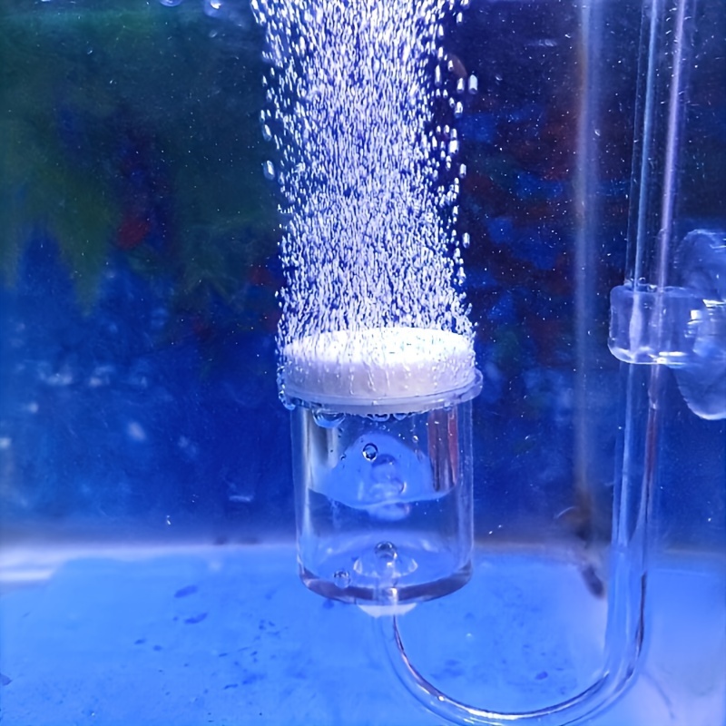 Aquaponics Fish Tank - Aquarium kaca CO2 Atomizer Diffuser, pengukur