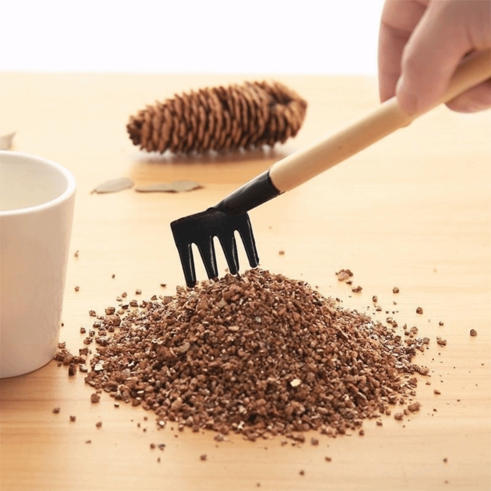 Spade Digging Fork - Set Alat Berkebun Mini Multifungsi Gagang