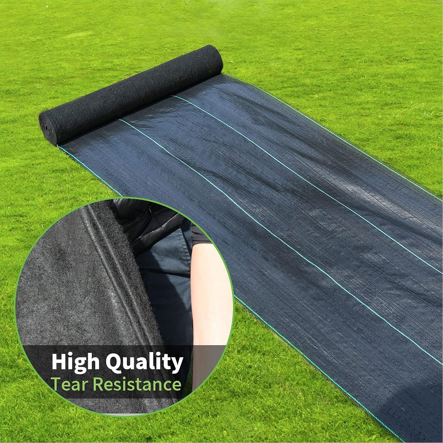 Garden Netting Cover - Kain Penahan Gulma Tugas Berat, Kain