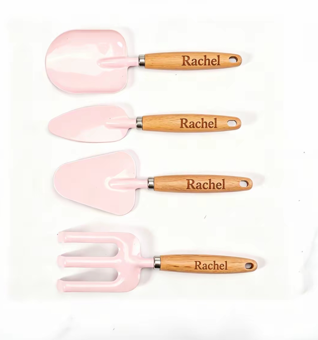 Gardening Tools Names - Set Alat Kebun Mini Gagang Kayu