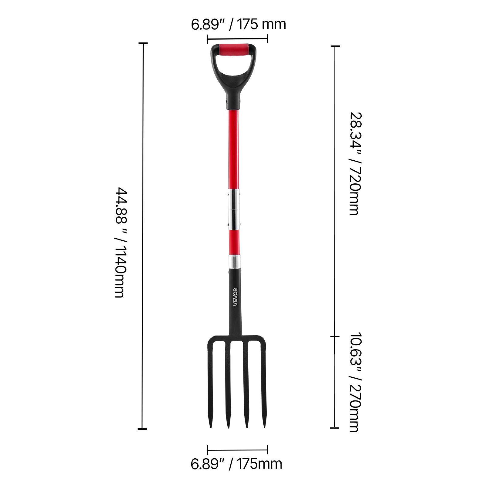Garpu Kebun, Garpu Berkebun 4  - Spade Digging Fork ulasan dan harga