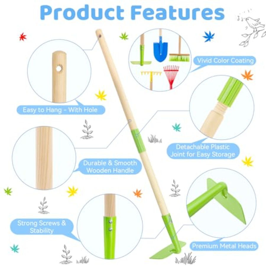 Set Peralatan Kebun: Cangkul,  - Gardening Tools Toddler ulasan dan harga