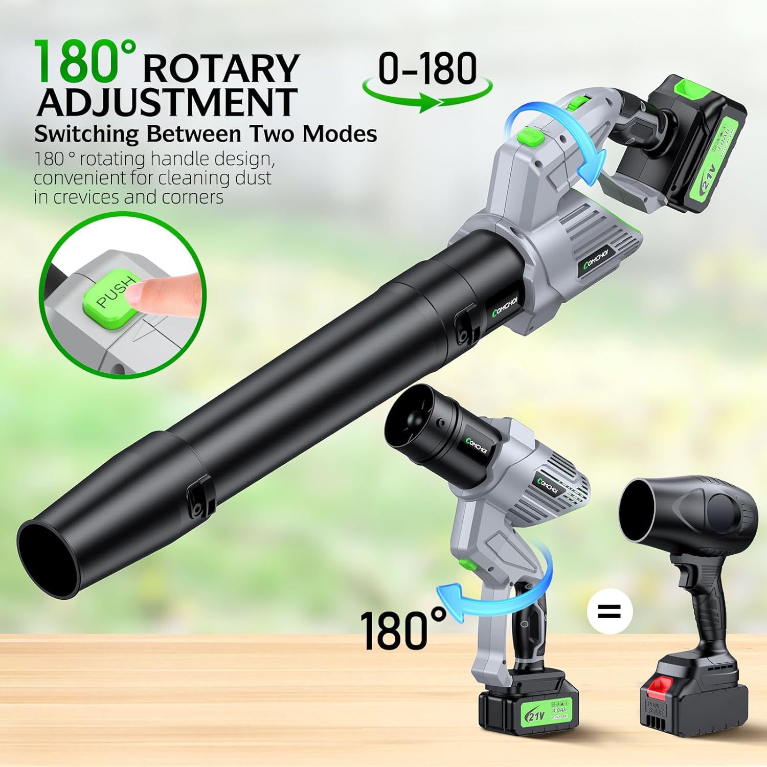 Peniup Daun Listrik Tanpa Kabe - Gardening Tools Electric ulasan dan harga