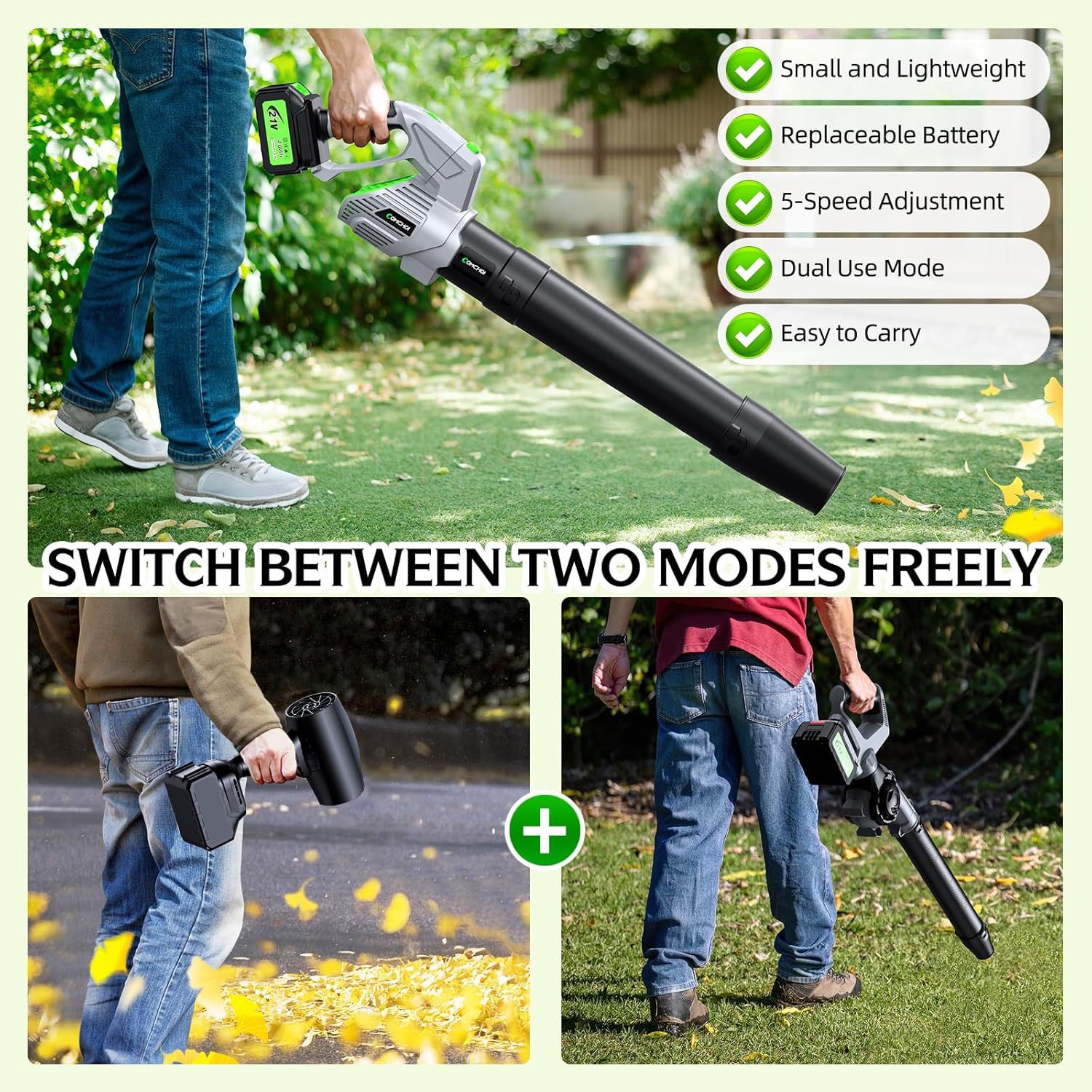 Peniup Daun Listrik Tanpa Kabe - Gardening Tools Electric ulasan dan harga