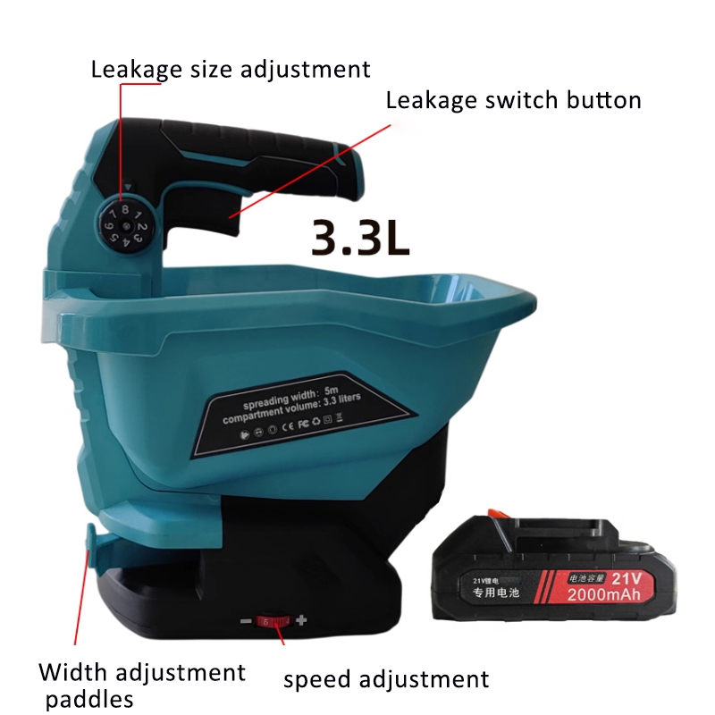 Penabur Pupuk Otomatis 3.3L, P - Gardening Tools Electric ulasan dan harga