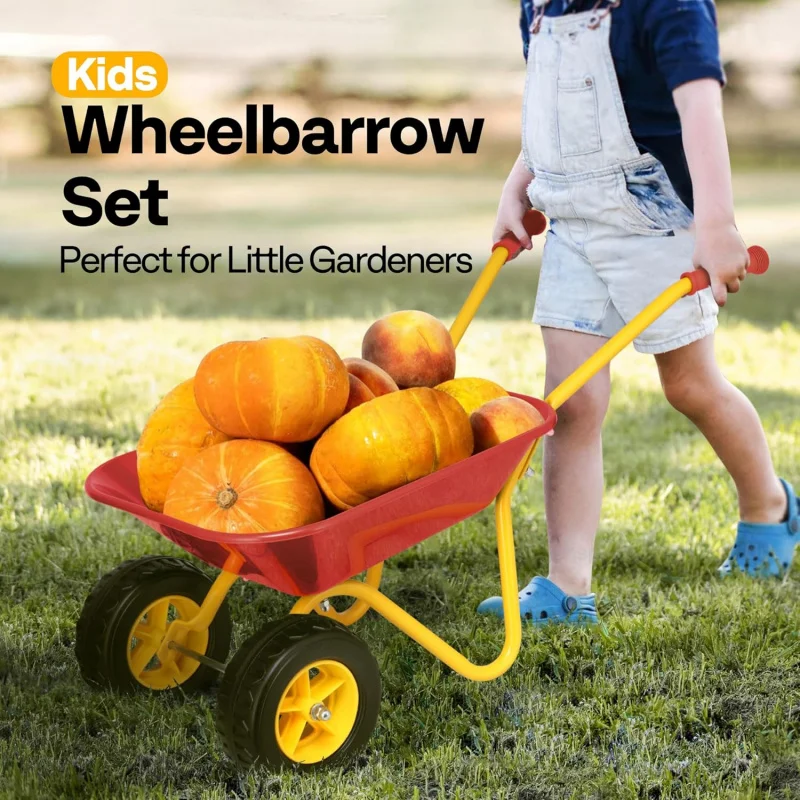 Gerobak Anak-anak dengan Set A - Gardening Tools Toddler ulasan dan harga