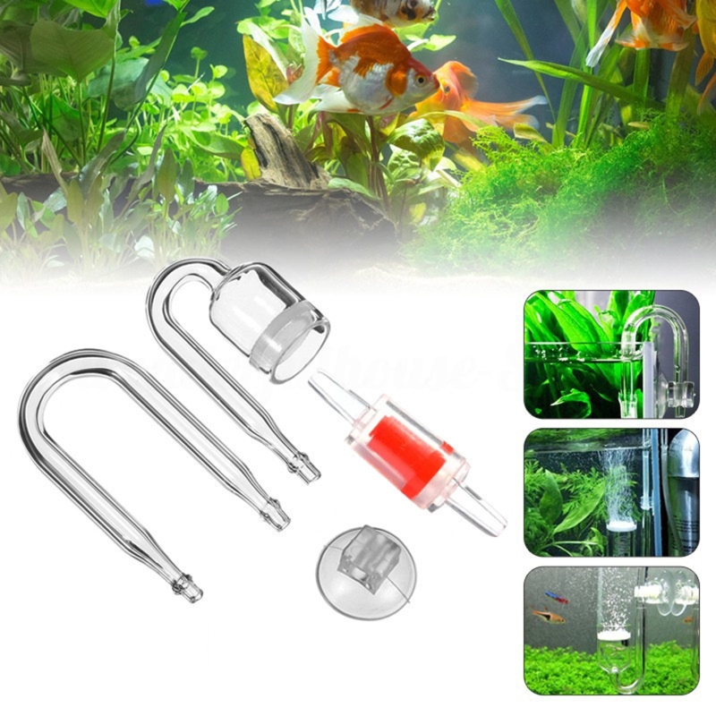 4 buah Set CO2 DIY Diffuser, u - Aquaponics Fish Tank ulasan dan harga