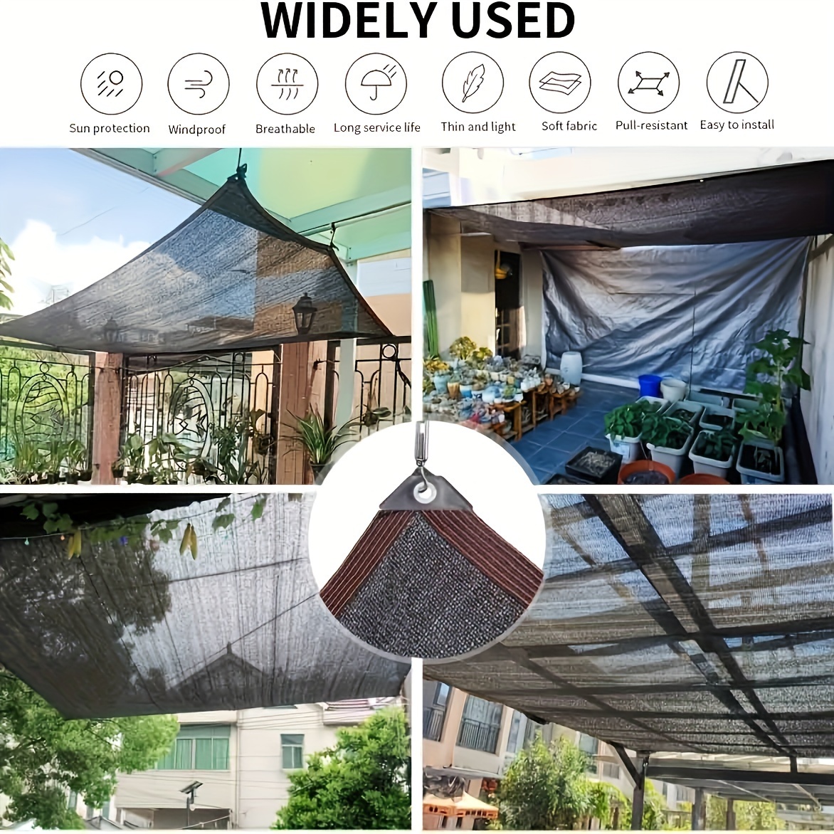 2-15M Jaring Kerai Hitam Pelin - Garden Netting Cover ulasan dan harga